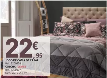 Oferta de Dim - Jogo De Cama De Casal por 22,95€ em E.Leclerc