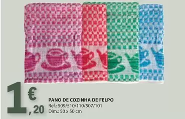 Oferta de Dim - Pano De Cozinha De Felpo por 1,2€ em E.Leclerc