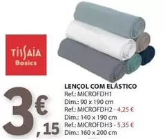 Oferta de Lençol Com Elástico por 3,15€ em E.Leclerc