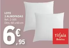 Oferta de Dim - Lote 2 Almofadas por 6,95€ em E.Leclerc