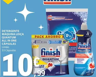 Oferta de ONE - Detergente Máquina Loiça Quantum Capsuleas por 10,99€ em E.Leclerc