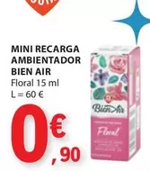 Oferta de Mini -  Recargà Ambientador por 0,9€ em E.Leclerc