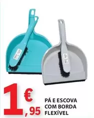 Oferta de .Com - Pa E Escova Com Borda Flexivel por 1,95€ em E.Leclerc