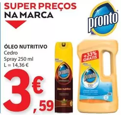 Oferta de Pronto - Oleo Nutritivo por 3,59€ em E.Leclerc