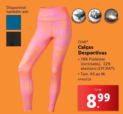 Oferta de Crivit - Calcas por 8,99€ em Lidl