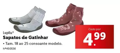 Oferta de Sapatos De Gatinhar por 4,99€ em Lidl