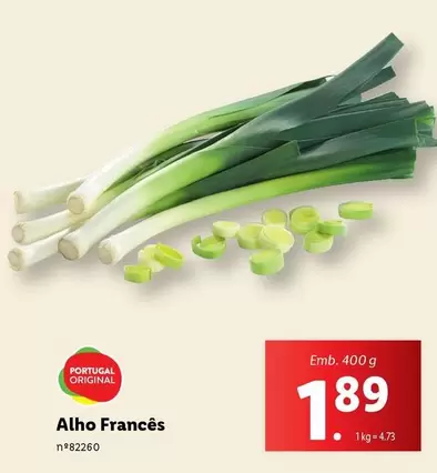 Oferta de Portugal - Alho Francês por 1,89€ em Lidl