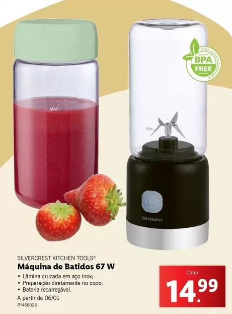 Oferta de Max - Maquina De Batidos 67 W por 14,99€ em Lidl