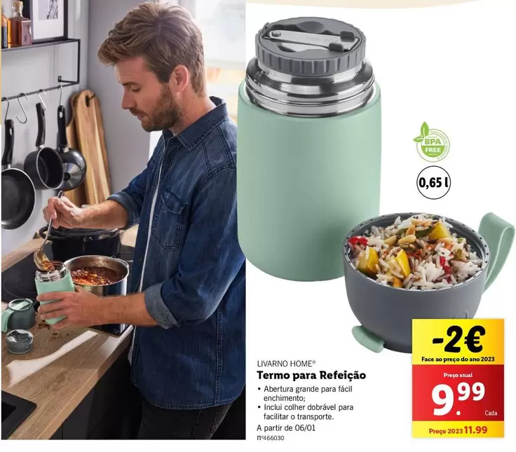 Oferta de A+ - Termo Para Refricio por 9,99€ em Lidl