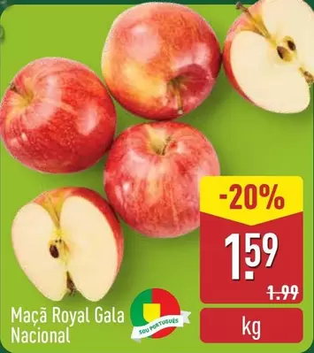 Oferta de Maçã Royal Gala Nacional por 1,59€ em Aldi