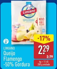 Oferta de Limiano - Queijo Flamengo por 2,29€ em Aldi