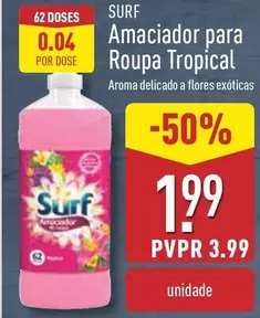 Oferta de Surf - Amaciador Para Roupa Tropical por 1,99€ em Aldi