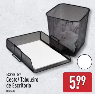 Oferta de Expertiz - Cesto/Tabuleiro De Escritorio por 5,99€ em Aldi