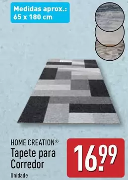 Oferta de Home Creation - Tapete Para Corredor por 16,99€ em Aldi