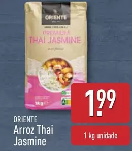 Oferta de Oriente - Arroz Thai Jasmine por 1,99€ em Aldi