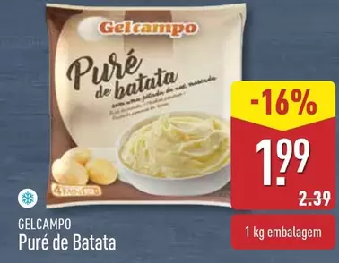 Oferta de Gelcampo - Pure De Batata por 1,99€ em Aldi