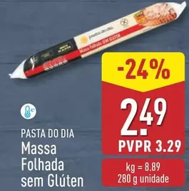 Oferta de Pasta Do Dia - Massa Folhada Sem Gluten por 2,49€ em Aldi