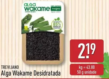 Oferta de Trevijano -  Alga Wakame Desidratada por 2,19€ em Aldi