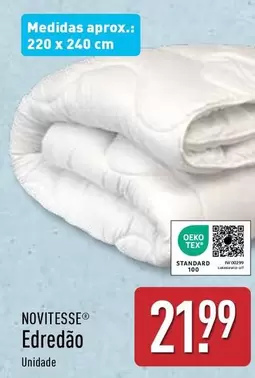 Oferta de Novitesse - Edredão por 21,99€ em Aldi