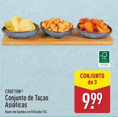 Oferta de Crofton - Conjunto De Tacas Asiaticas por 9,99€ em Aldi