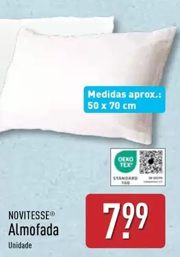 Oferta de Novitesse - Almofada por 7,99€ em Aldi