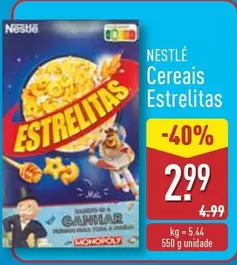 Oferta de Nestle - Cereais Estrelitas por 2,99€ em Aldi