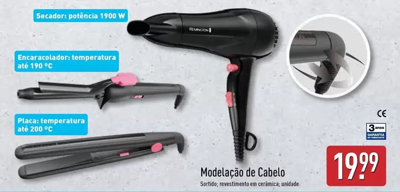 Oferta de Remington - Modelação De Cabelo por 19,99€ em Aldi