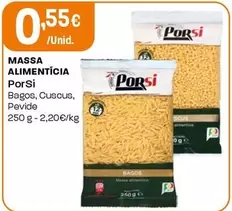 Oferta de Porsi - Massa Alimenticia por 0,55€ em Intermarché