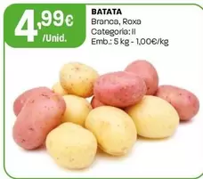 Oferta de Batata por 4,99€ em Intermarché