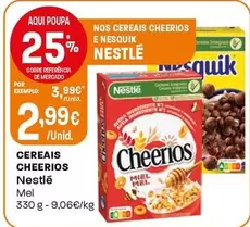 Oferta de Nestle - Cereais Cheerios por 2,99€ em Intermarché