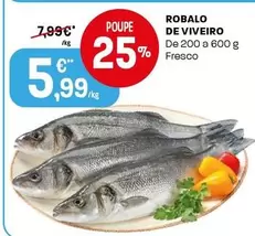 Oferta de A+ - Robalo De Viveiro por 5,99€ em Intermarché