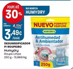 Oferta de Desumidificador P/Roupeiro por 3,49€ em Intermarché