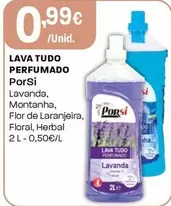 Oferta de Porsi - LAVA TUDO PERFUMADO por 0,99€ em Intermarché