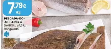 Oferta de Pescada-Do-Chille No3 por 7,79€ em Intermarché