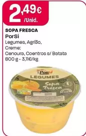 Oferta de Porsi - Sopa Fresca por 2,49€ em Intermarché