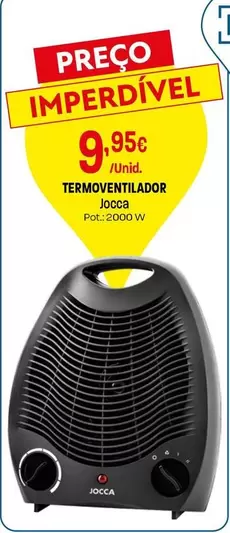 Oferta de Jocca - Termoventilador por 9,95€ em Intermarché