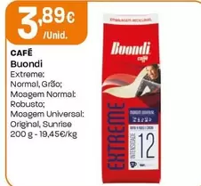 Oferta de Buondi - Café por 3,89€ em Intermarché