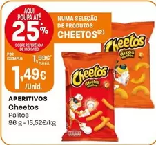 Oferta de Cheetos - Aperitivos por 1,49€ em Intermarché