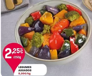 Oferta de Legumes Assados por 2,25€ em Intermarché