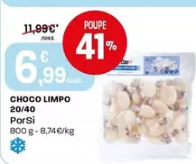 Oferta de Porsi - Choco Limpo 20/40 por 6,99€ em Intermarché