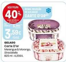 Oferta de Carte d'Or - Gelado por 3,59€ em Intermarché