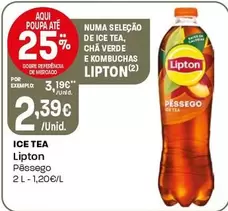 Oferta de Lipton - Ice Tea por 2,39€ em Intermarché