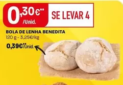 Oferta de Bola De Lenha Benedita por 0,39€ em Intermarché