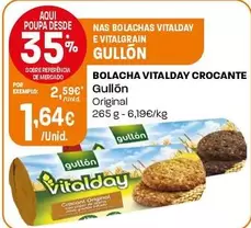 Oferta de Gullon - Bolacha Vitalday Crocante por 1,64€ em Intermarché