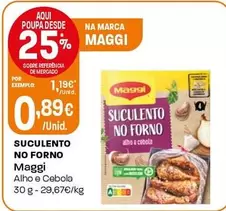 Oferta de Maggi - Suculento No Forno por 0,89€ em Intermarché