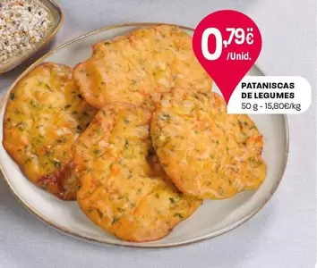 Oferta de Pataniscas De Legumes por 0,79€ em Intermarché