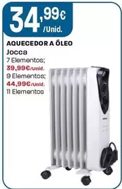 Oferta de Jocca - Aquecedor A Oleo por 34,99€ em Intermarché