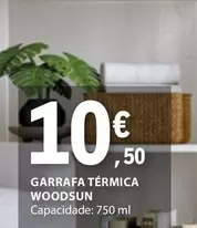 Oferta de Garrafa Térmica Woodsun por 10,5€ em E.Leclerc