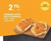 Oferta de Merenda Mista Pack Poupanca por 2,75€ em Continente