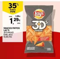 Oferta de Lay's - Snacks Fritos por 1,29€ em Continente